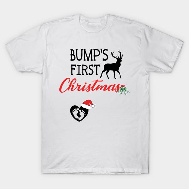 Bumps First Christmas T-Shirt by TeeAbe